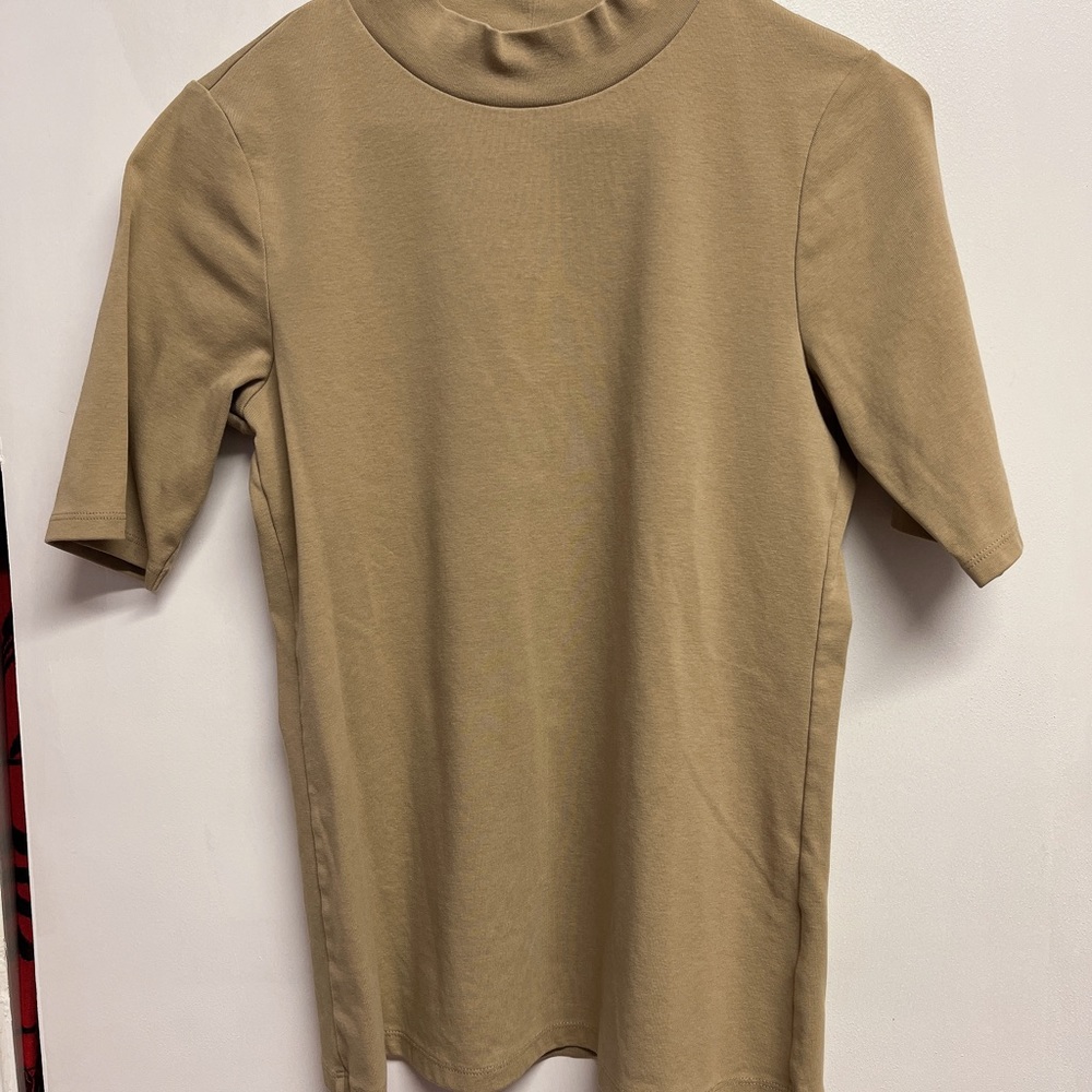 Timeless Uniqlo Tan/Beige Top